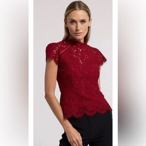 Generation Love Ambrose Lace Top in Scarlett XL